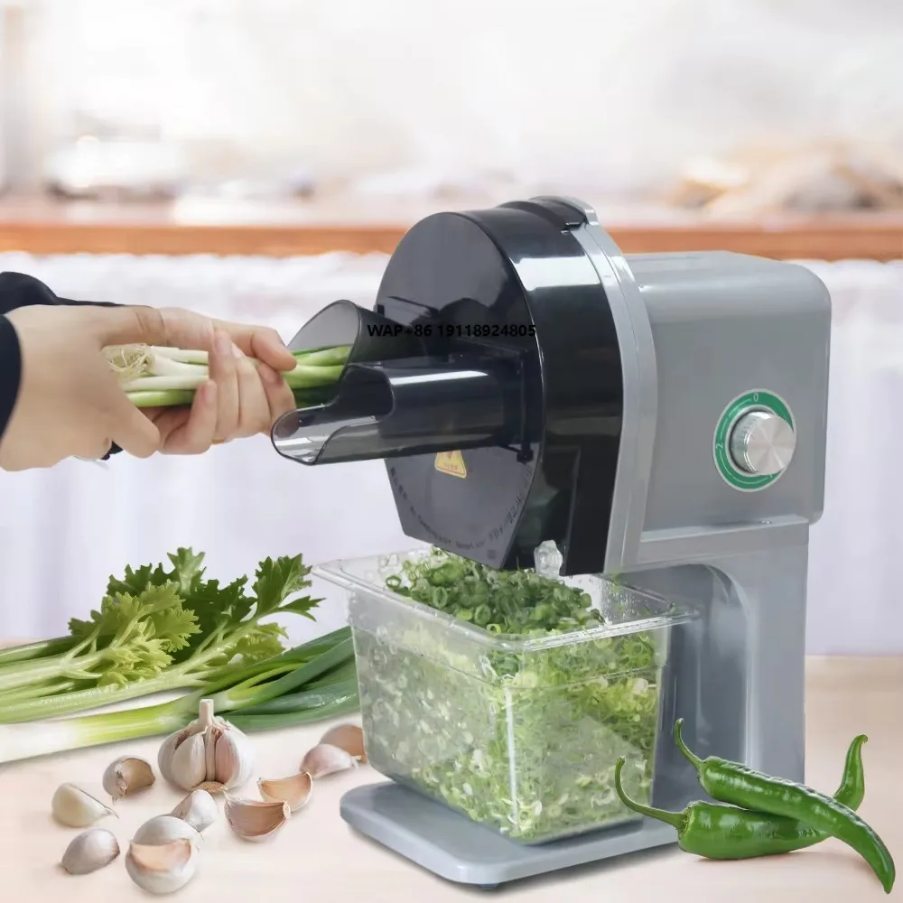 

4-in-1 Vegetable Cutter Vegetable Slicer Garlic Slicer Green Onion Chopper for Restaurant Use