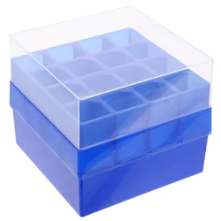 Centrifuge Tube Freezer Storage Box Laboratory Test Tube Holder Rack Freezer Container Tube Holder Blue Tube Freezer Storage