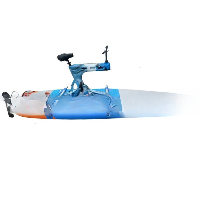 

3 Air chamber widened inflatable SUP fishing boat fishing boat, aluminum alloy seat, pedal system adjustable direction