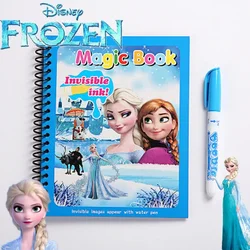 Disney Frozen Magic Book Water Painting Drawing Graffiti Anime Elsa Anna Princess Watercolour Cute Magic Book Girl Birthday Gift