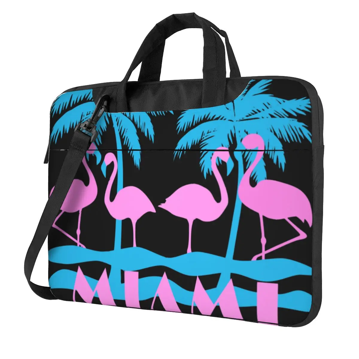 

Сумка для ноутбука Miami Vice Flamingo Florida для Macbook Pro Lenovo 13 14 15, водонепроницаемая винтажная сумка для ноутбука