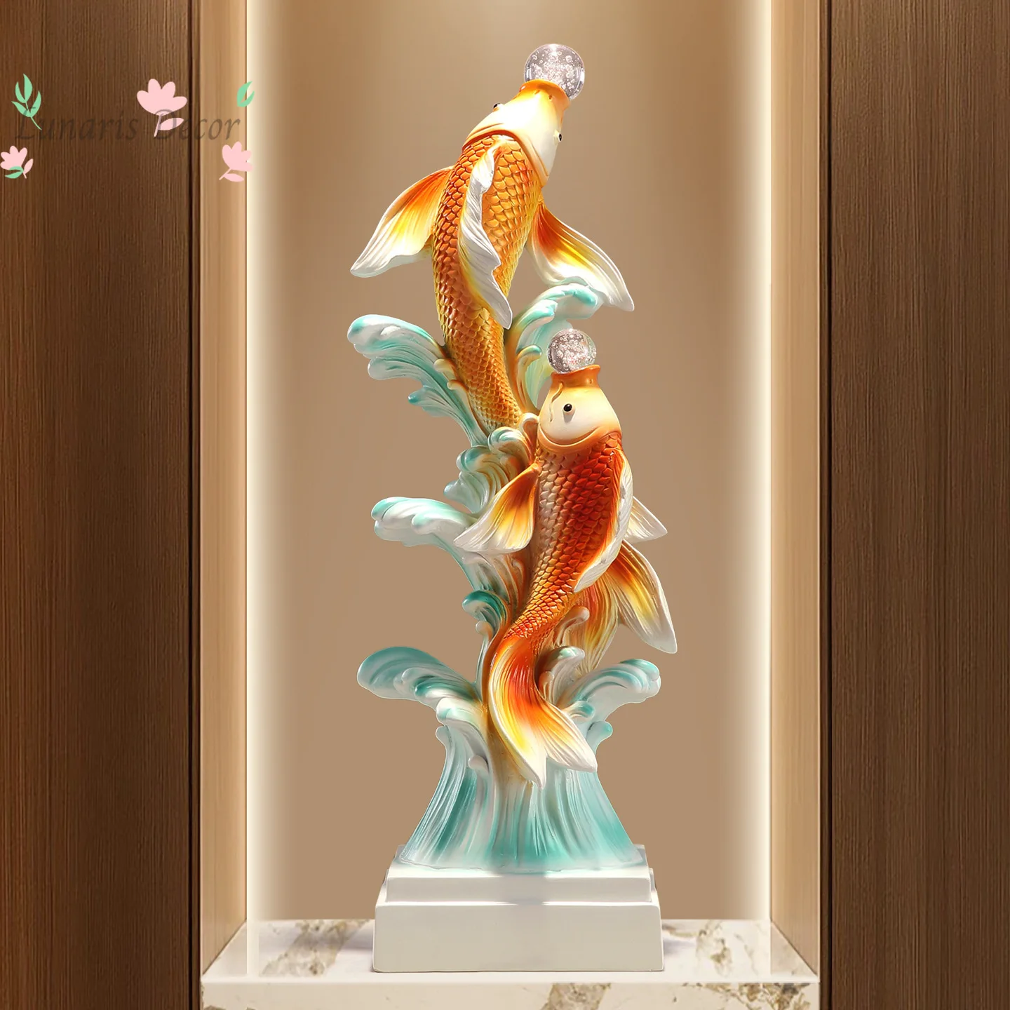 Lucky senior sense study living room wine cabinet Pisces ornament high-end housewarming gift