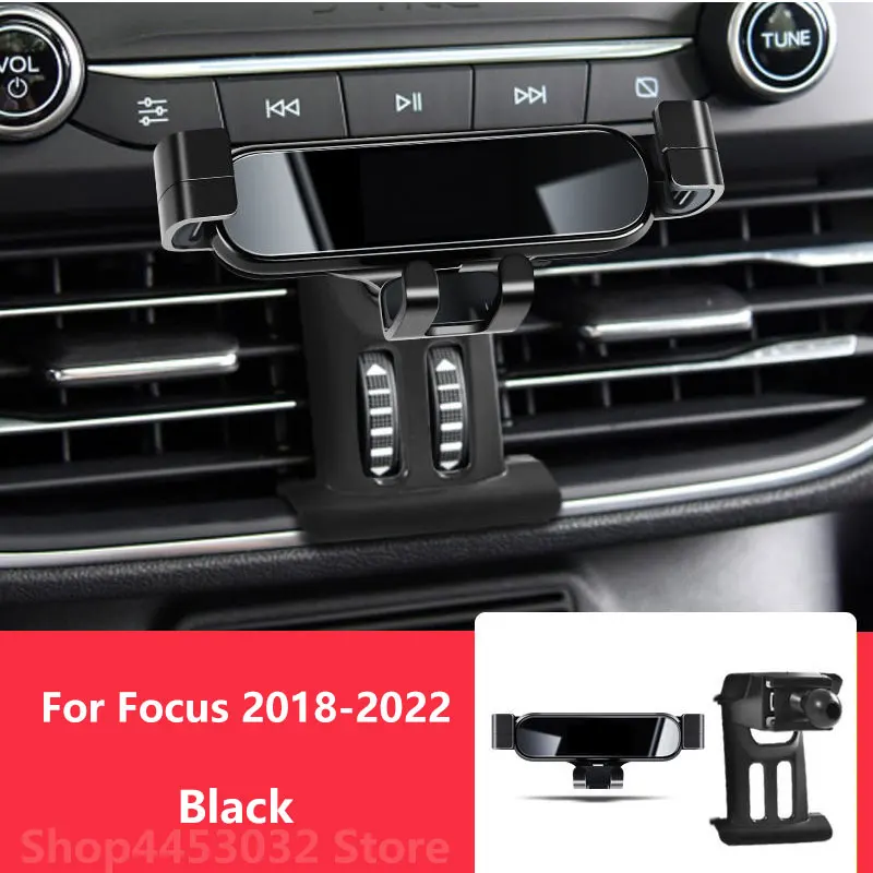

Car Mobile Phone Holder for Ford Focus 2022 - 2012 Smartphone Mounts Car Styling Bracket GPS Stand Rotatable Support Accessories