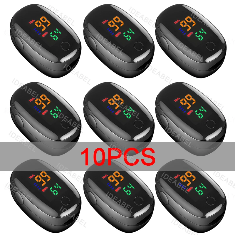 10P Finger SPO2 PR Heart Rate Monitor Health Care Finger Oximeter Digital Fingertip Pulse Oximeter Blood Oxygen Saturation Meter