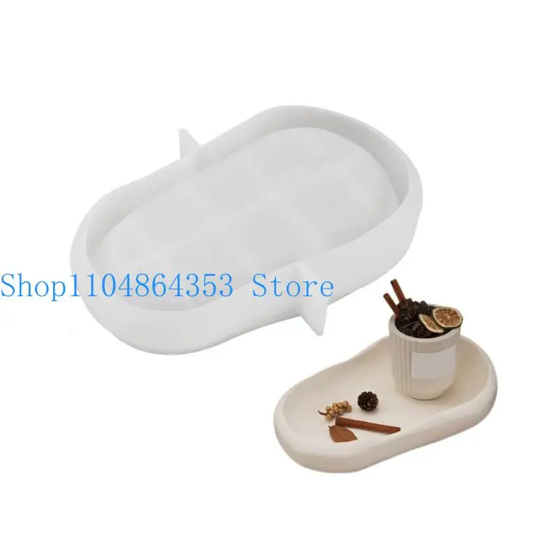 652F Irregular Silicone Tray Mold for Artistic Displays Home Decoration Crafts