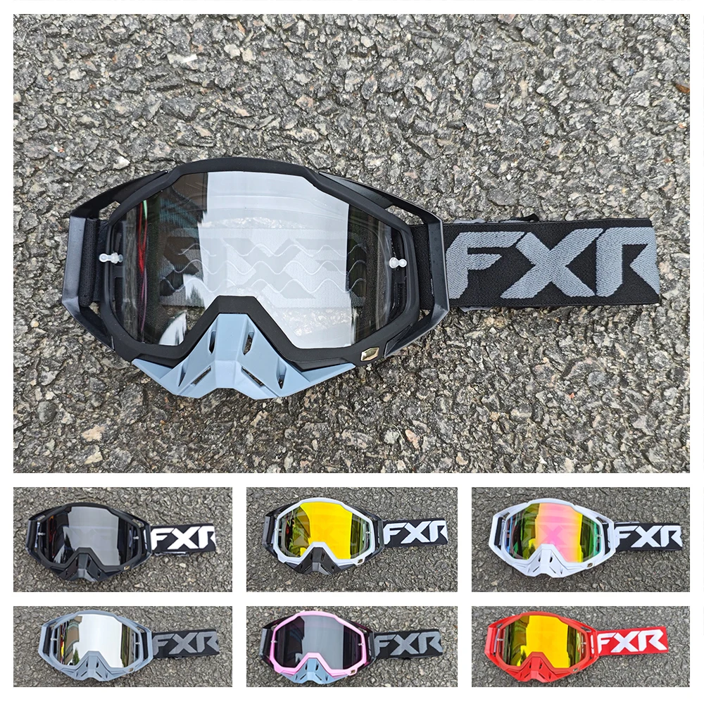 AliExpress 2024 Motocross Glasses Motorcycle MX MTB ATV Cycling Racing Off-Road Goggles FXR Safety Glasses