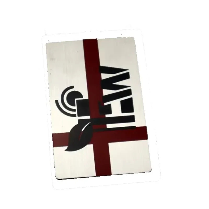 

Дешевая печать визитных карточек из нержавеющей стали, серебристо-черного металла