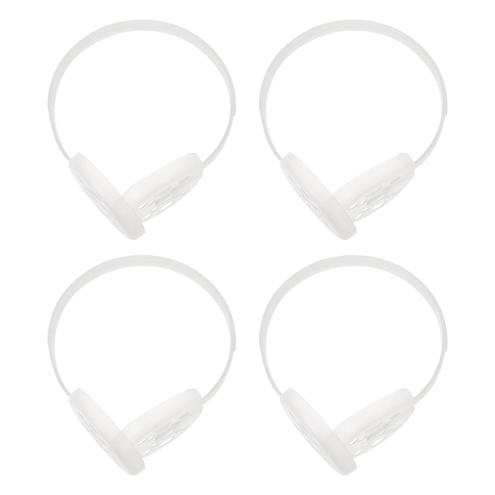 4개입 귀마개 내부 프레임 고품질 DIY 따뜻한 귀마개 프레임 겨울 귀마개 DIY 용품 플라스틱 프레임 귀마개 제작 프레임