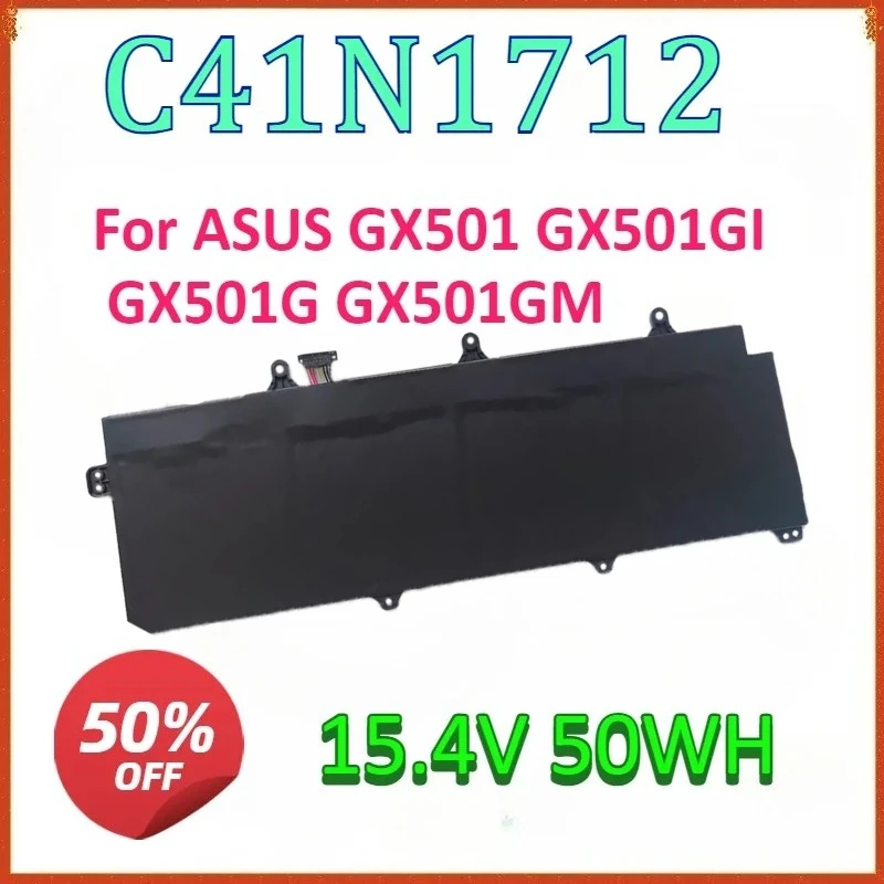 

New for C41N1712 15.4V 50WH High Quality Laptop Replaceable Battery for ASUS GX501 GX501GI GX501G GX501GM