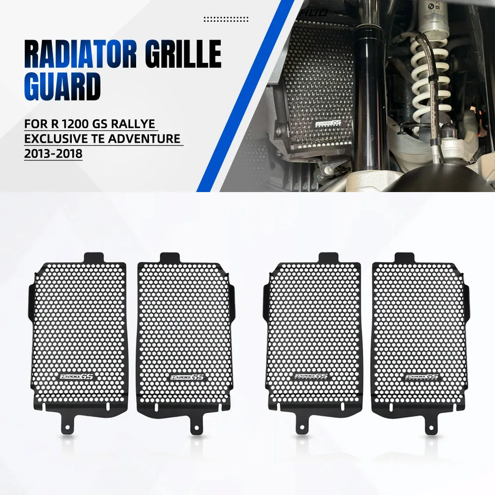 

R1200GS LC Radiator Grille Guard Oil Cooler Protector FOR R 1200 GS Rallye Exclusive TE Adventure 2013 2014 2015 2016 2017 2018