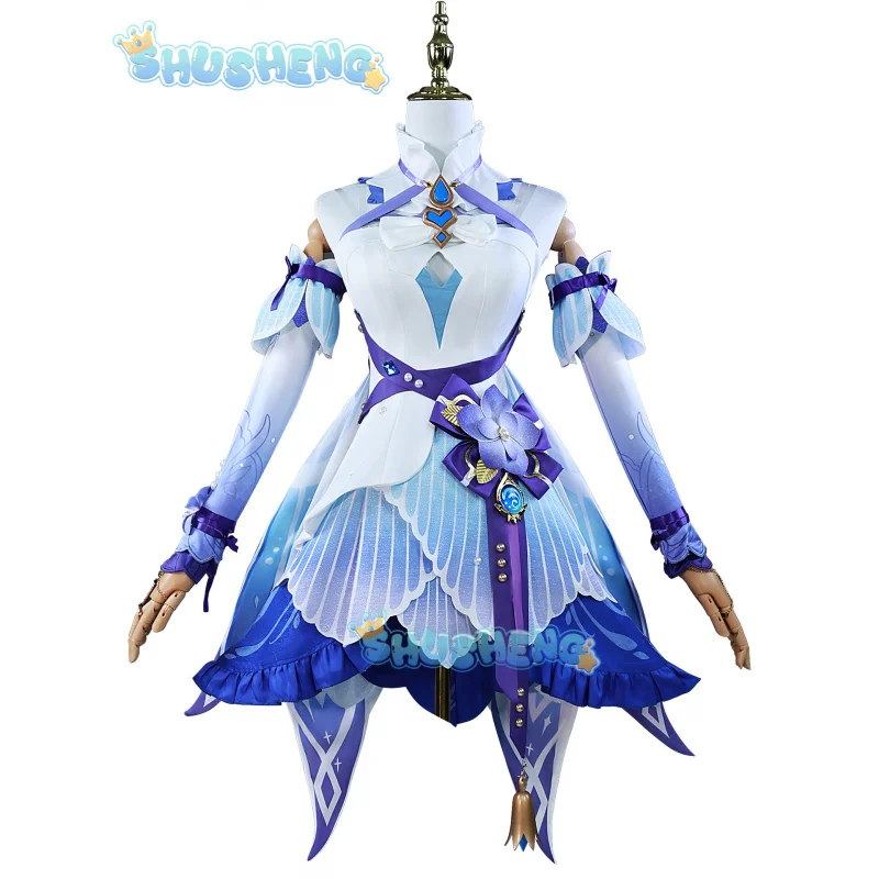 Genshin Impact Nilou Breeze of Sabaa Cosplay Costume Wig Dress Uniform New Skins Dancer Headwear Halloween Party for Women Props