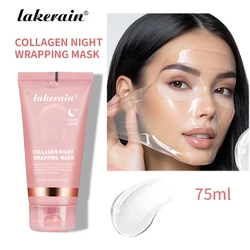 Collageen Wrapping Peel-Off Masker Verjonging Hydraterende Verhelderende Koreaanse Gezichtsmasker Maakt Gloeiend Huid Elasticiteit Gezichtsmasker