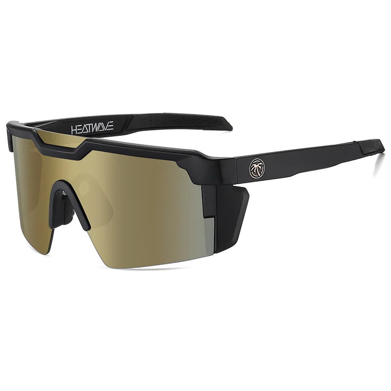 Moda vidro Heat Wave Sunglasses, ciclismo piloto óculos, filme genuíno de alta qualidade, esportes ao ar livre óculos, HW05, cross-border, best-seller