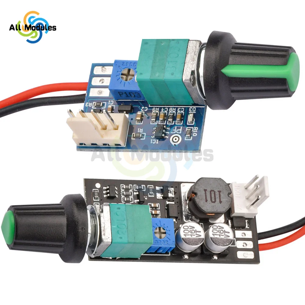 PWM Fan Governor Wind Speed Controller Air Volume Regulator Fan Speed Regulation Cooling Mute Noise Reduction Switch Module