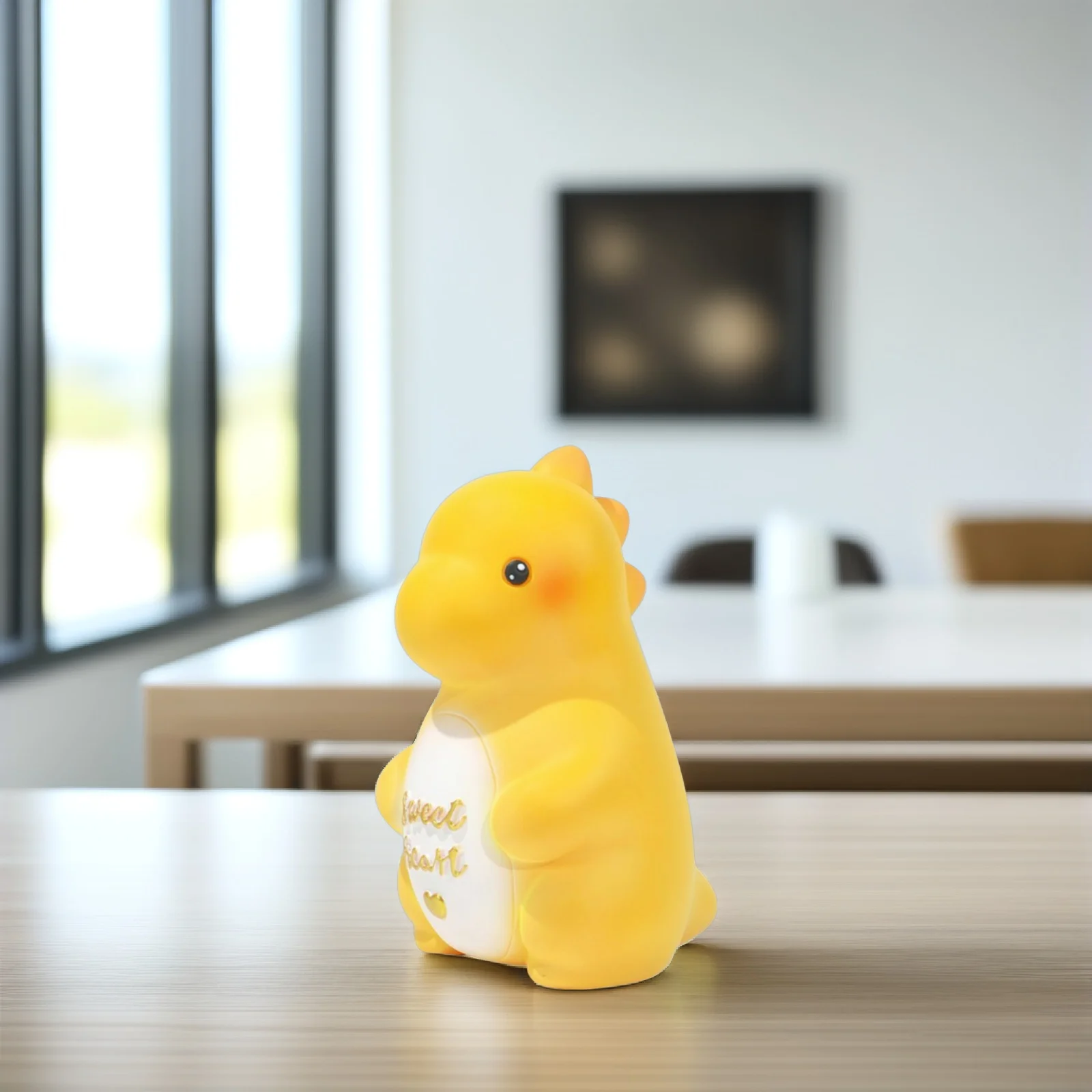 Bonito dinossauro em forma de cofrinho dos desenhos animados caixa de moedas desktop decorativo banco de dinheiro crianças economizando jar aniversário presente de natal