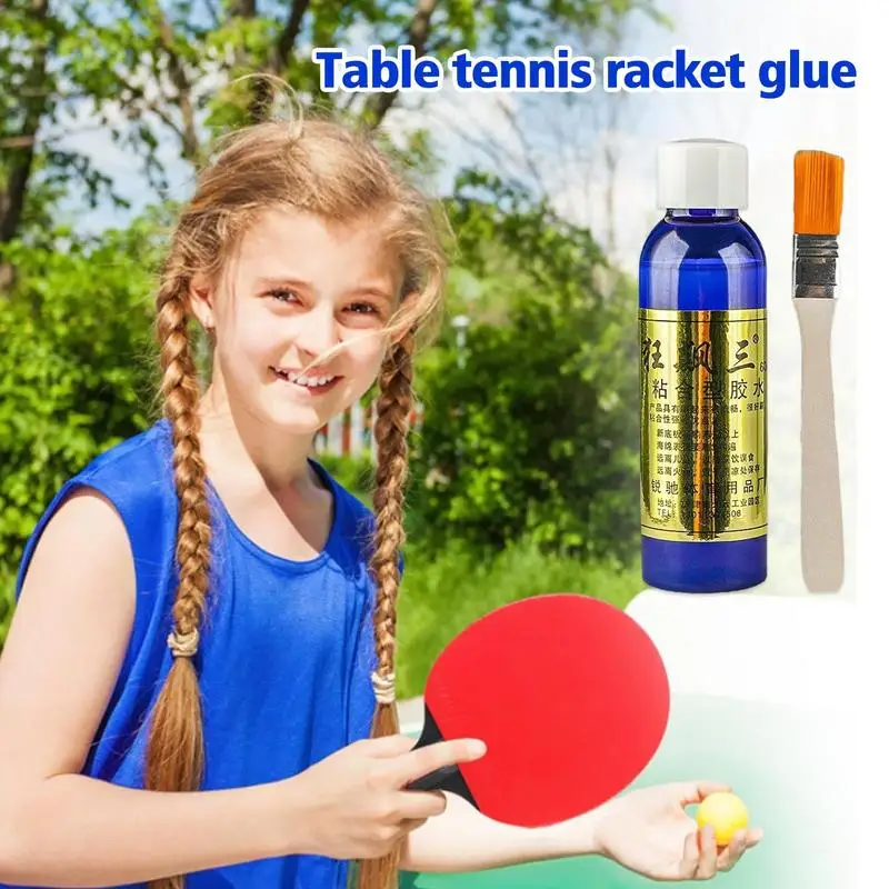 Table Tennis Glue | Rubber Cement Glue | Ping-Pong Racket Glue 30 ML Rubbers Table Tennis Racket Liquid Glue Professional