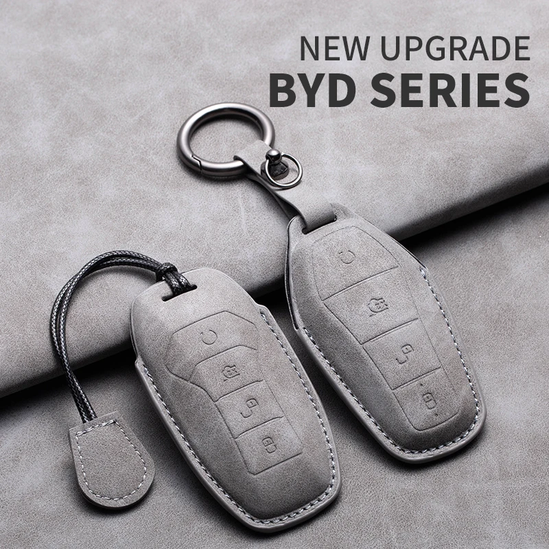 Car Key Cover Case Shell Holder For BYD Second Song Tang Pro QIn Pro Generation Han Ev Dm PLUS MAX Yuan Atto 3 Dolphin Accessory