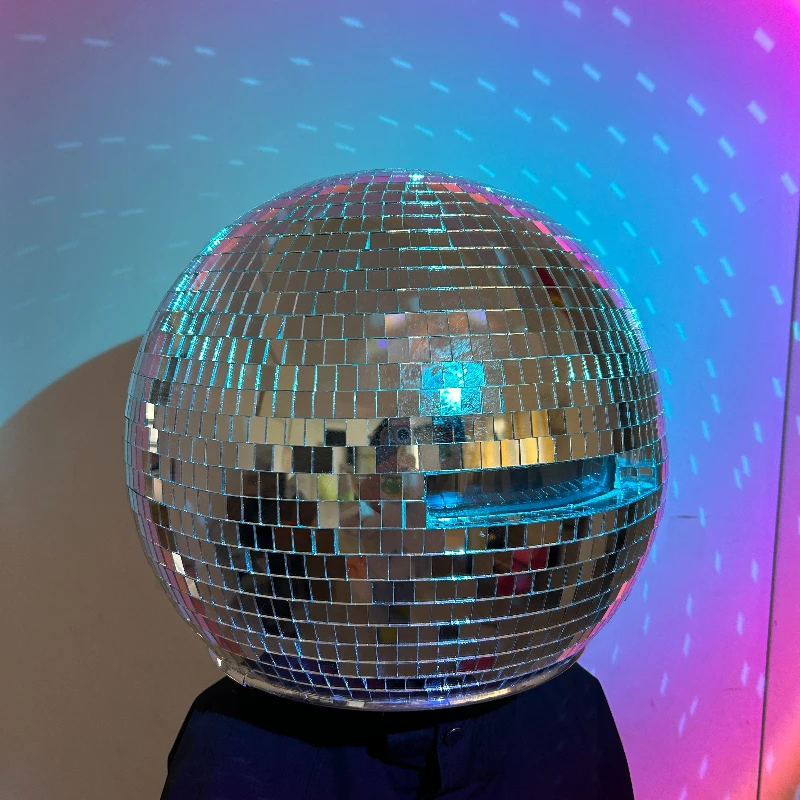 

LED Sliver Mirror Disco Ball Helmet Mask Glasses Metallic Cosplay Gold Helmet Nightclub Bar Party Stage Performance Headwear