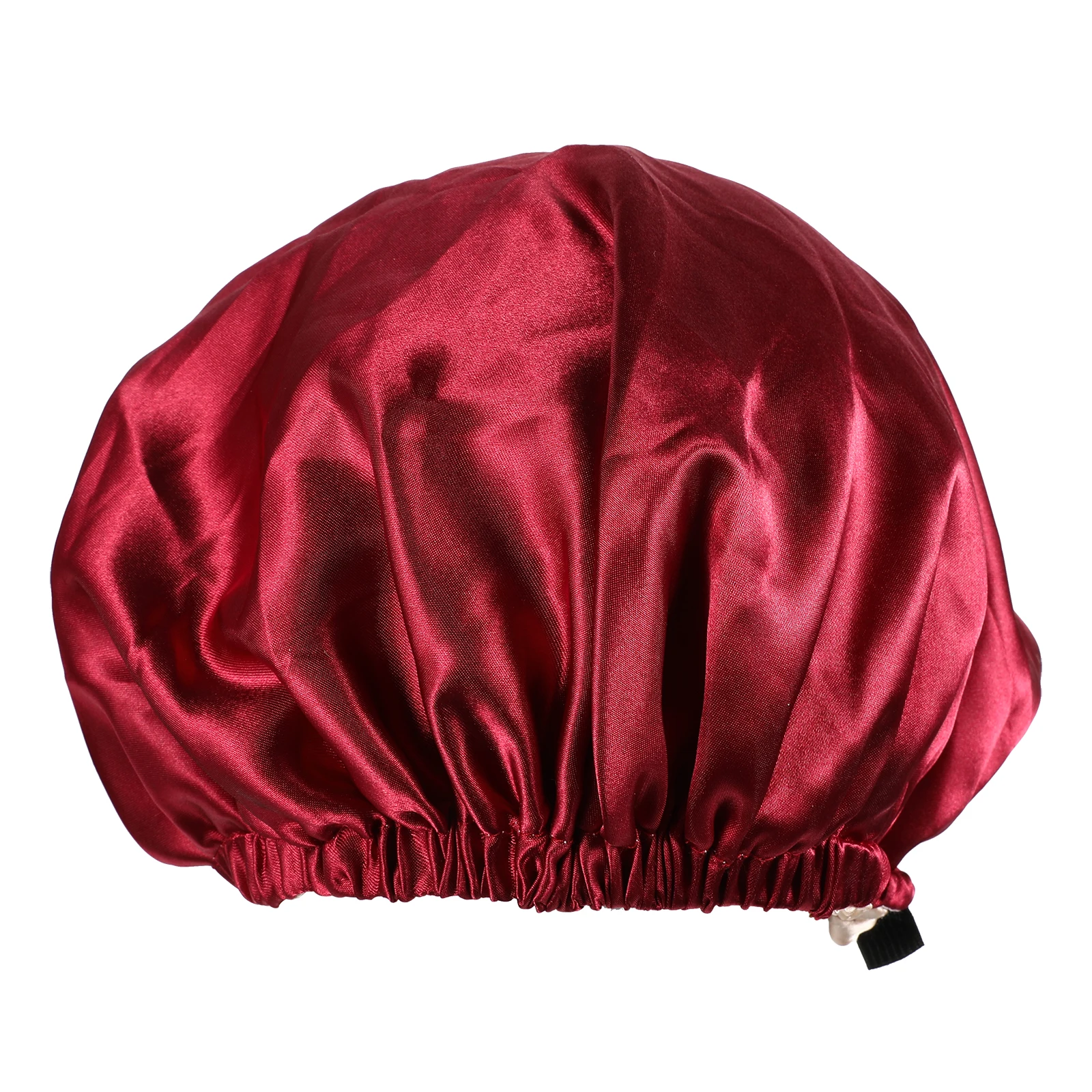 

s Satin Sleep Bonnet Women Hair Cap Adjustable Elastic Lightweight Breathable Hairstyle Protector Smooth