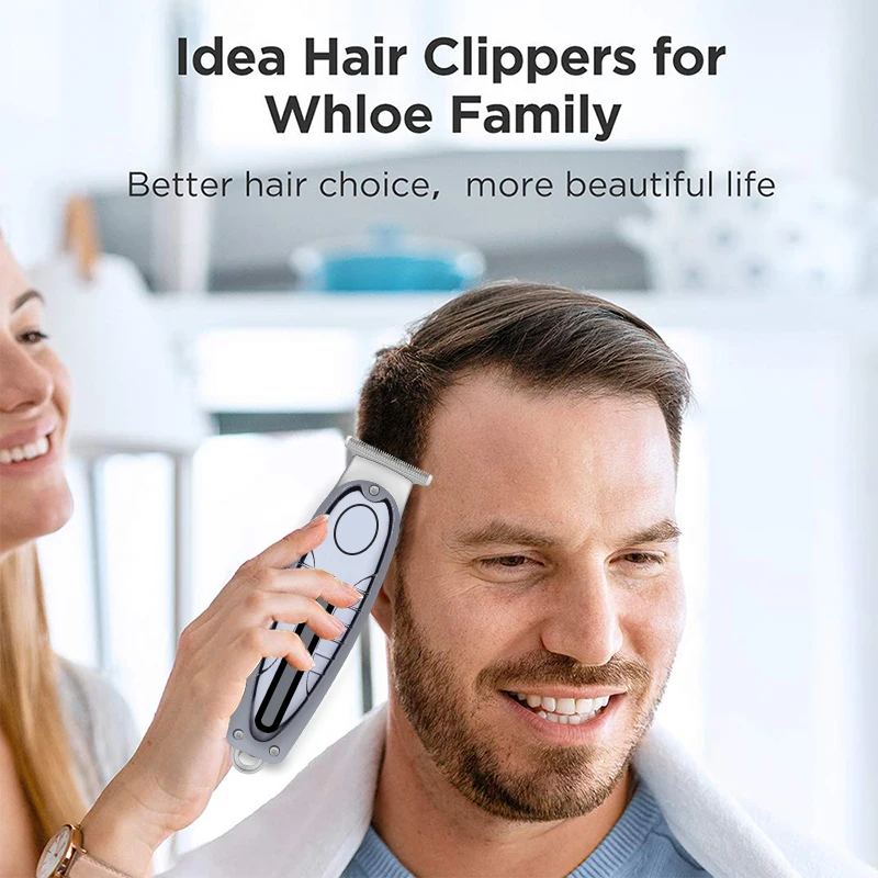 HIENA Professional Electric Hair Clippers 800mah Powerful Battery Electric Hair Trimmer Adjustable Speed LED Digital Carving