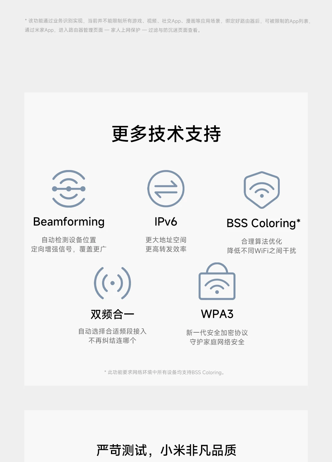 Xiaomi Router BE3600 WiFi 7 Dualband Qualcomm Quad-Core-Gaming-Beschleunigung 3570 Mbit/s Dual WAN LAN Mesh Netzwerk-Repeater VPN – Detail 20