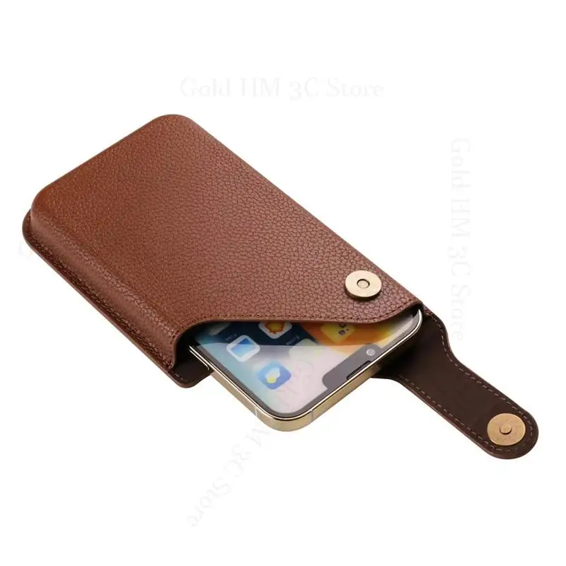 Leather Waist Bag Phone Case For Redmi Note 13 Pro Plus 12R 12T 11R 11T 11E 11 12 13 Pro Plus Capa Belt Clip Holster Phone Pouch