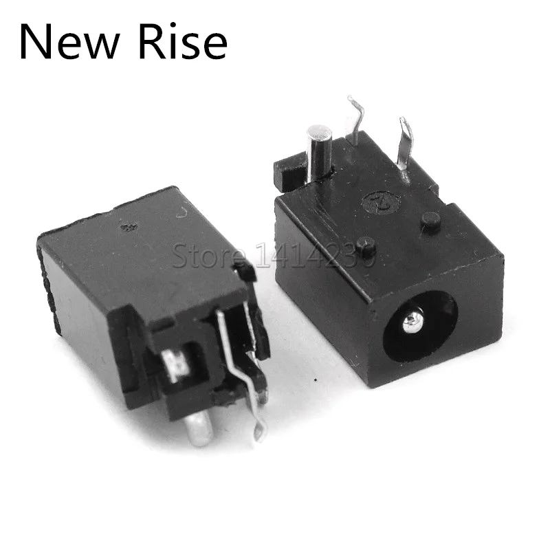 10Pcs DC-023 4.0mm x 1.7mm Black DC Power Jack Socket Connector DC023 4.0*1.7mm 4.0x1.7 1.7mm needle DC Female Jack