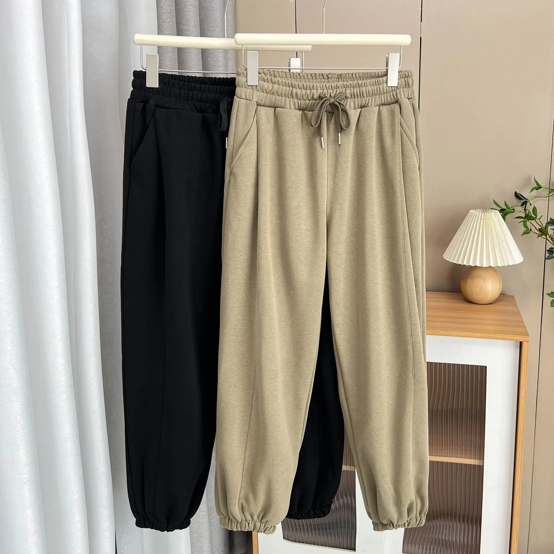 Damen knöchel lange Jogging hose, Plus Size Hose, 100kg, Frühling, Neu