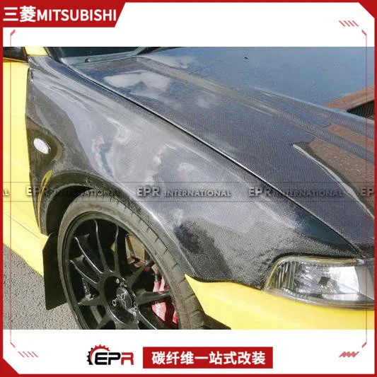

Подходит для Mitsubishi Evolution, модифицированная EVO5 6, оригинальная передняя листовая головка из углеродного волокна, замена песочной доски