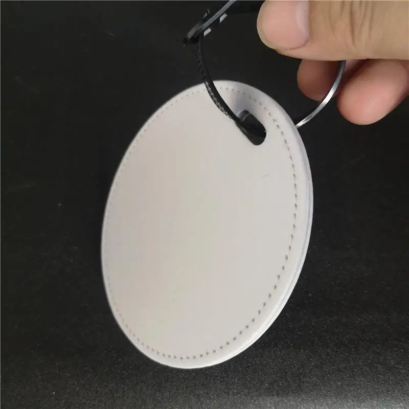 sublimation blank round tags heat transfer printing  materials 20pcs/lot