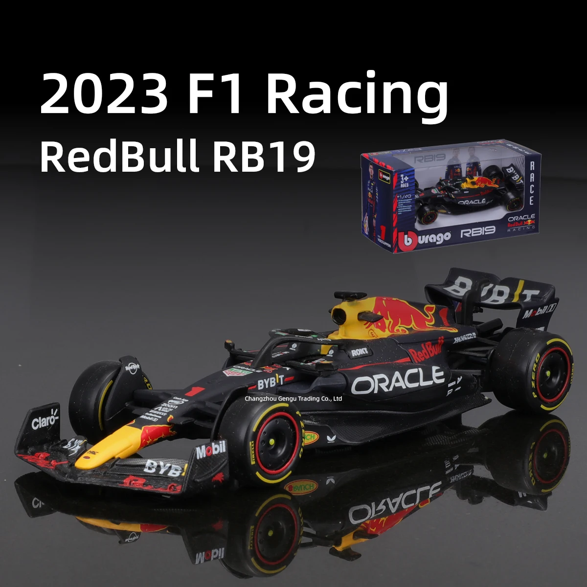 Bburago 1:43 2023 RB19 #1 #11 Red Bull F1 Racing Formula Car Static Simulation Diecast Alloy Model Car