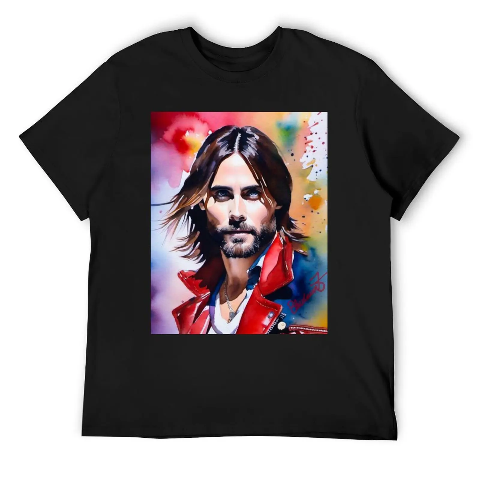 

Jared Leto T-Shirt anime figures topping Aesthetic clothing boys animal print men clothes