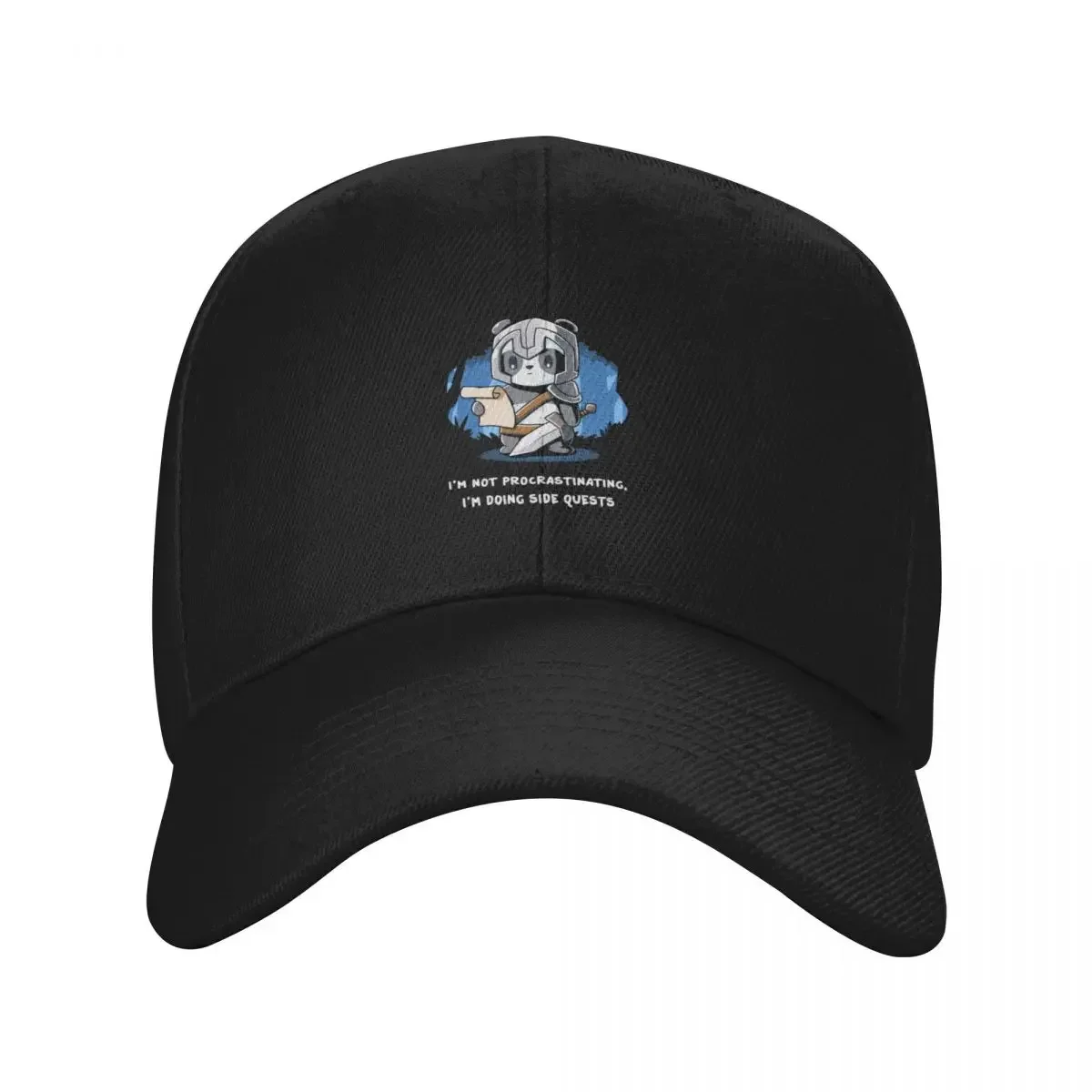 

I'm Not Procrastinating, I'm Doing Side Quests Gaming Baseball Cap Golf Luxury man cap black Trucker Cap Men's Caps Women's
