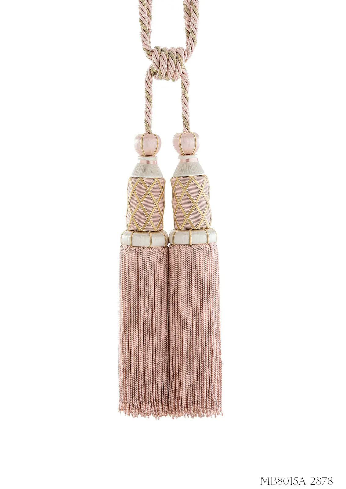 Genuine Europe Peerless Cleopatra Light Luxury Curtains Big Hanging Ball Straps Boutique Long Tassel Hanging Sui Villa Mansion