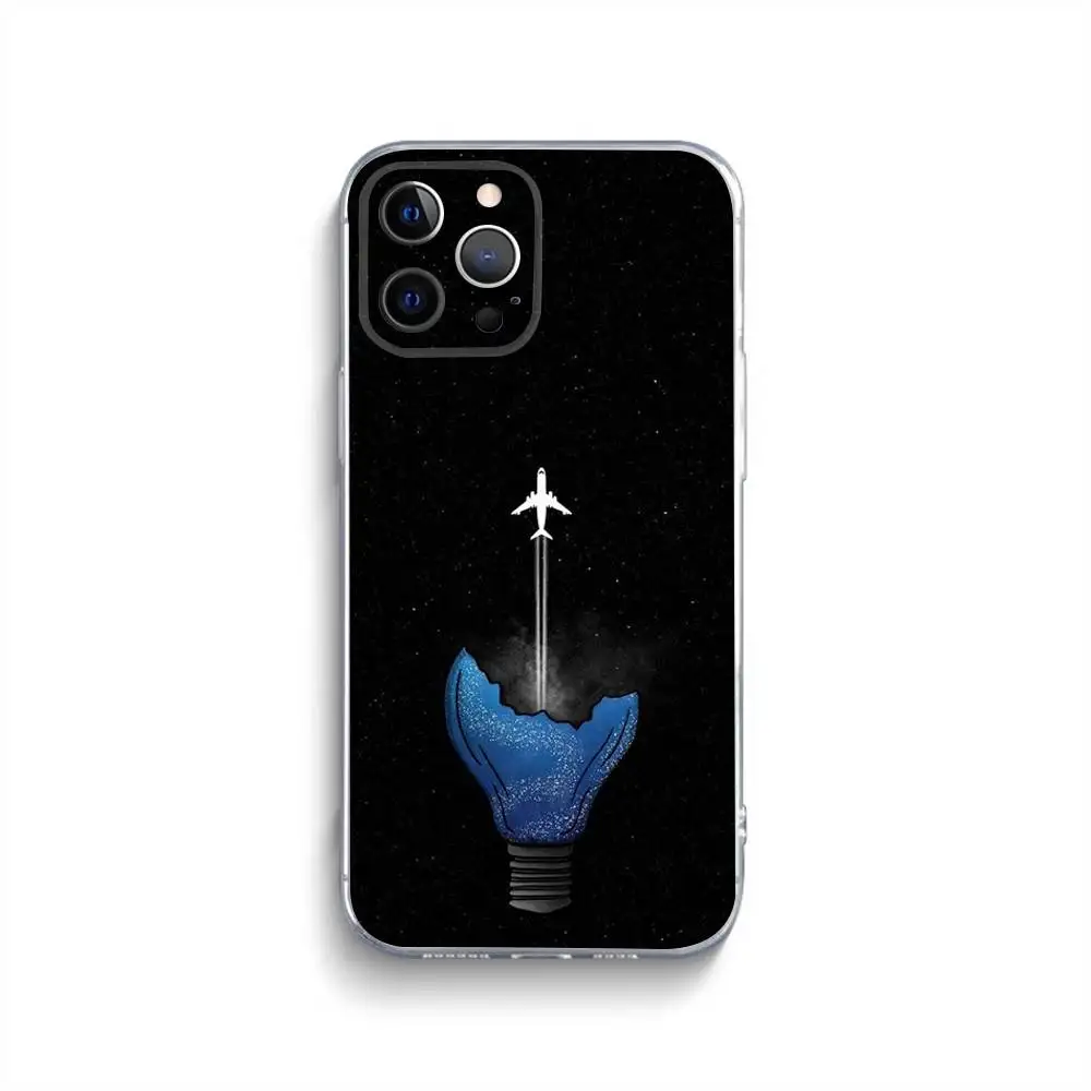 プレミアム飛行機柄スマホケース iPhone 16,15,14,13,12,11,Pro,Max,Xs,Xr,X,7,8,Plus,Mini対応 シリコンクリアカバー