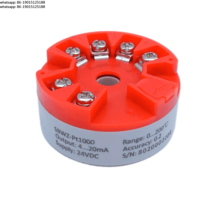 PT1000 platinum thermal resistance sensor temperature transmitter 4-20ma/0-5/10 v conversion module