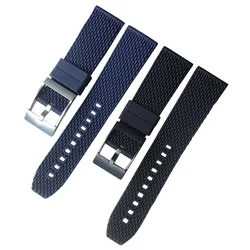 Twist 22mm silicone strap for Breitling men's watch with Avenger Super Ocean Challenger spy plane series