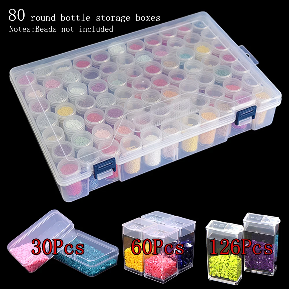 

Diamond Painting Accessories Kit with Bead Storage Containers Vacuum Pen And Multiple Styles of Bottles for Sticker Organization