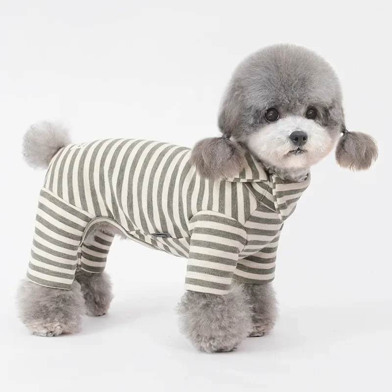 

Small Dog Pajamas Jumpsuit Winter Pet Sleepwear Yorkshire Pomeranian Bichon Frise Poodle Schnauzer Dog Clothes Puppy Clothing
