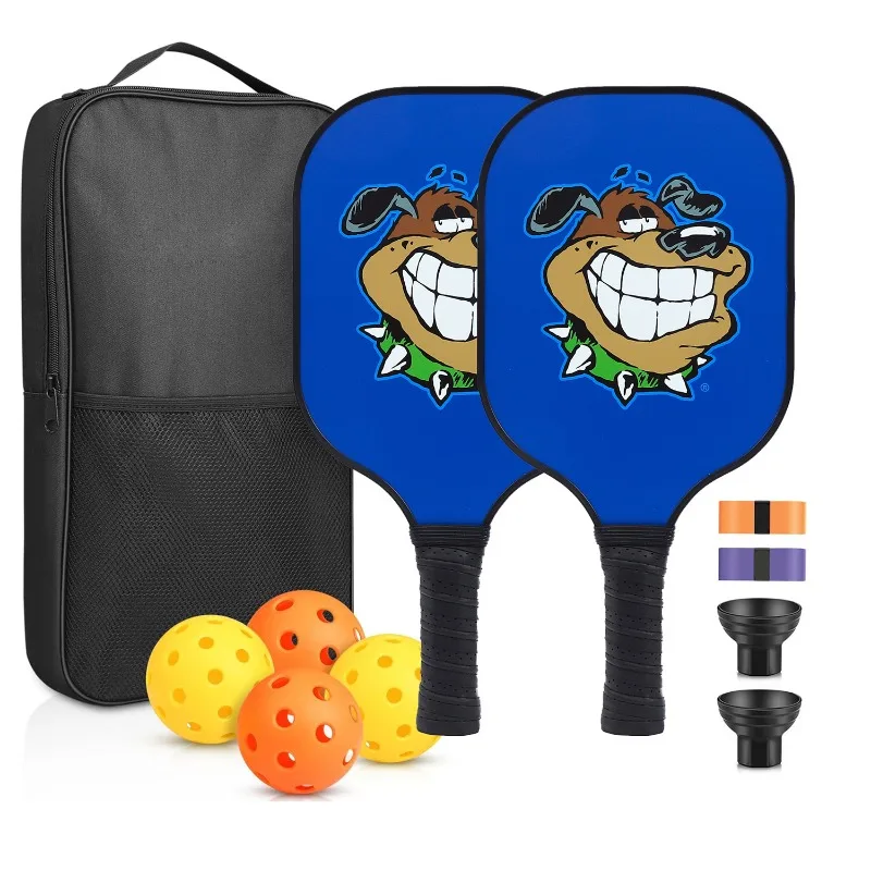 Pickleball المجاذيف مجموعة المضارب المحمولة غطاء المضرب حقيبة حمل 2 الكرة المنتقى USAPA المعتمدة العسل الأساسية 4 كرات 2 شريط لحام #1