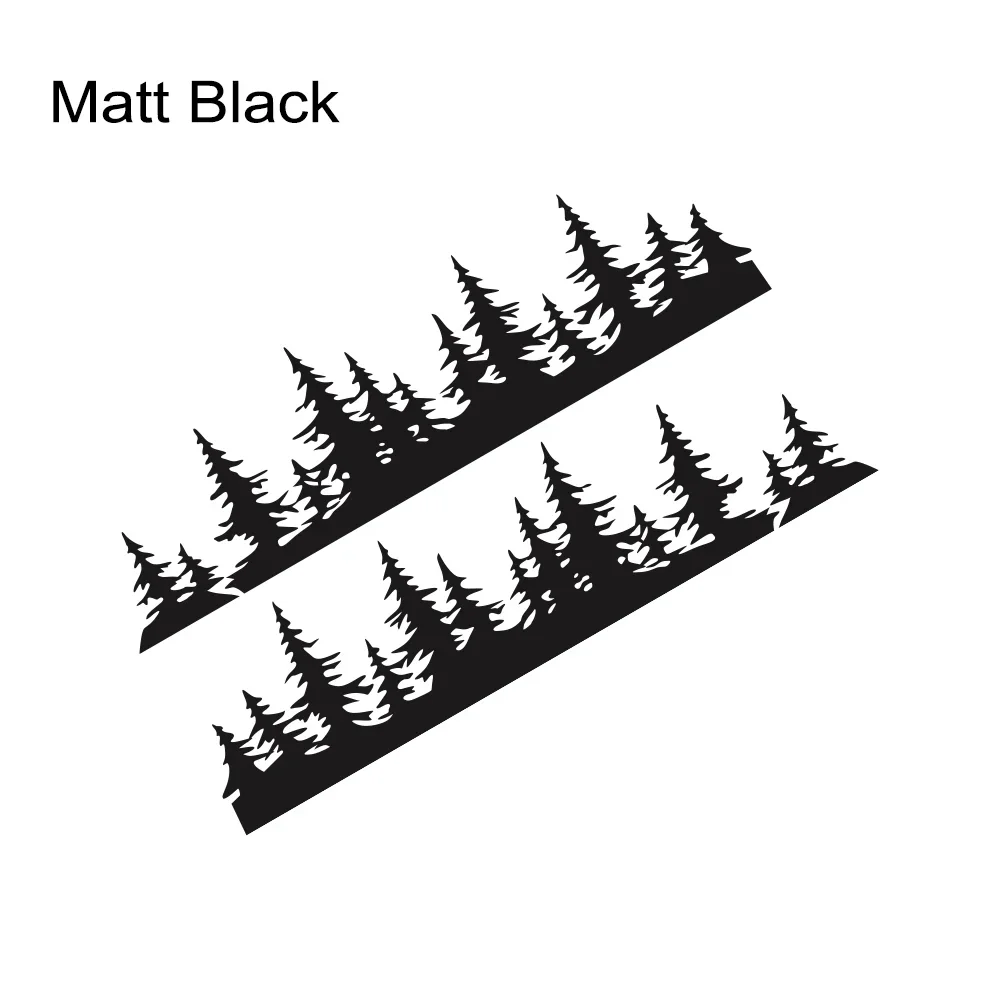 

2 шт. декоративных наклеек на боковые двери автомобиля для Jeep Wrangler JK JL TJ YJ, графика «Густой лес», виниловые наклейки из ПВХ, аксессуары для автотюнинга