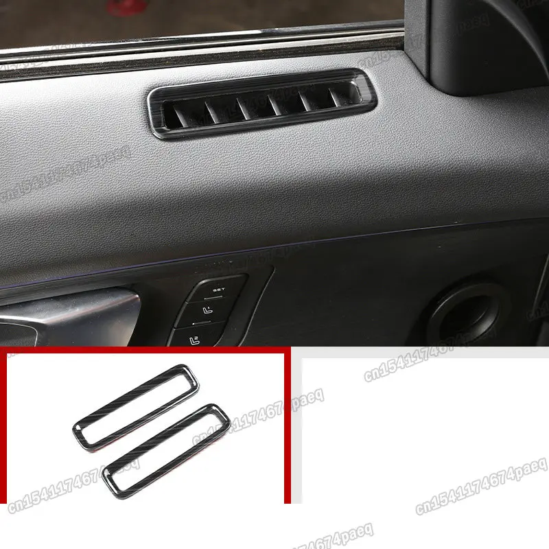 carbon fiber car front door gate air vent outlet trim for changan uni-k unik 2021 2022 2023 2024 accessories styling cover trims