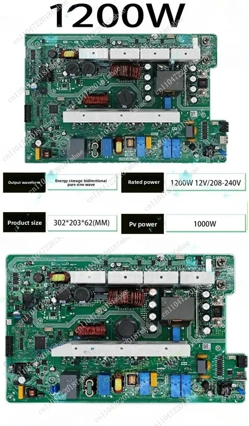

1200-6500W energy storage power supply charging Inverter main board PCBA bi-directional inverter board
