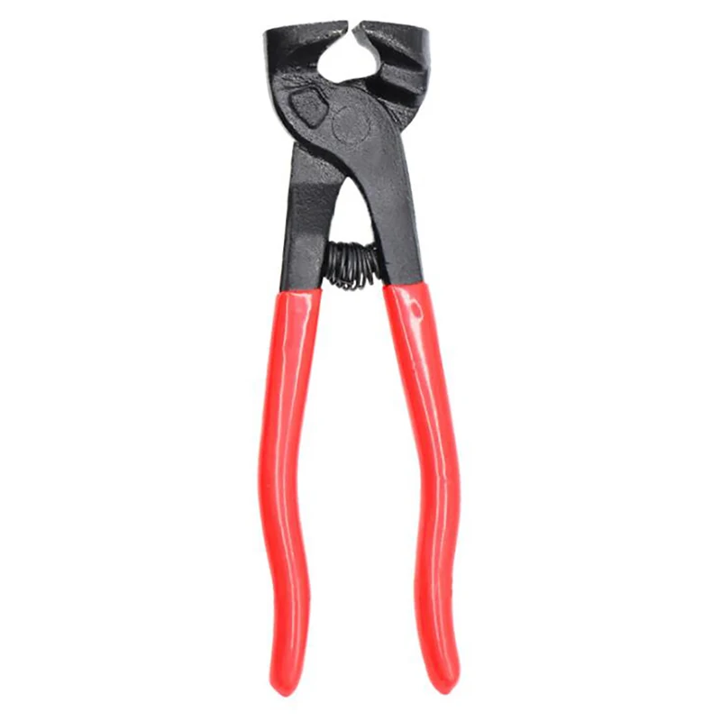 Carbon Steel Tile Nippers, Flat Nose Tile Mosaic Pliers Nipper Cutter With Spring for Mosaic Tile Cutting, Wire Stripping