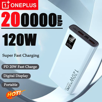 ONEPLUS High Capacity 200000mAh Power Bank 120W Super Fast Charging Portable Battery Charger Mobile Powerbank For iPhone Xiaomi