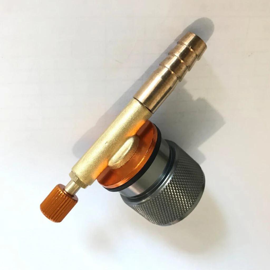 Outdoor Gas Propane Flat Tank Outlet Connector Refill Adapter Switch Valve