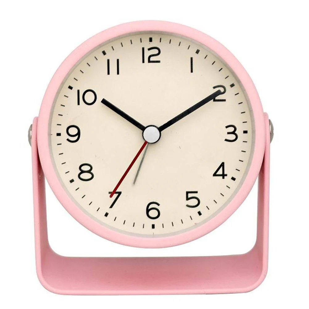 Bedside Table Clock Swing Forward And Backward Aesthetic Study Room Warm Reminder Alarm Clock Swinging Batteries