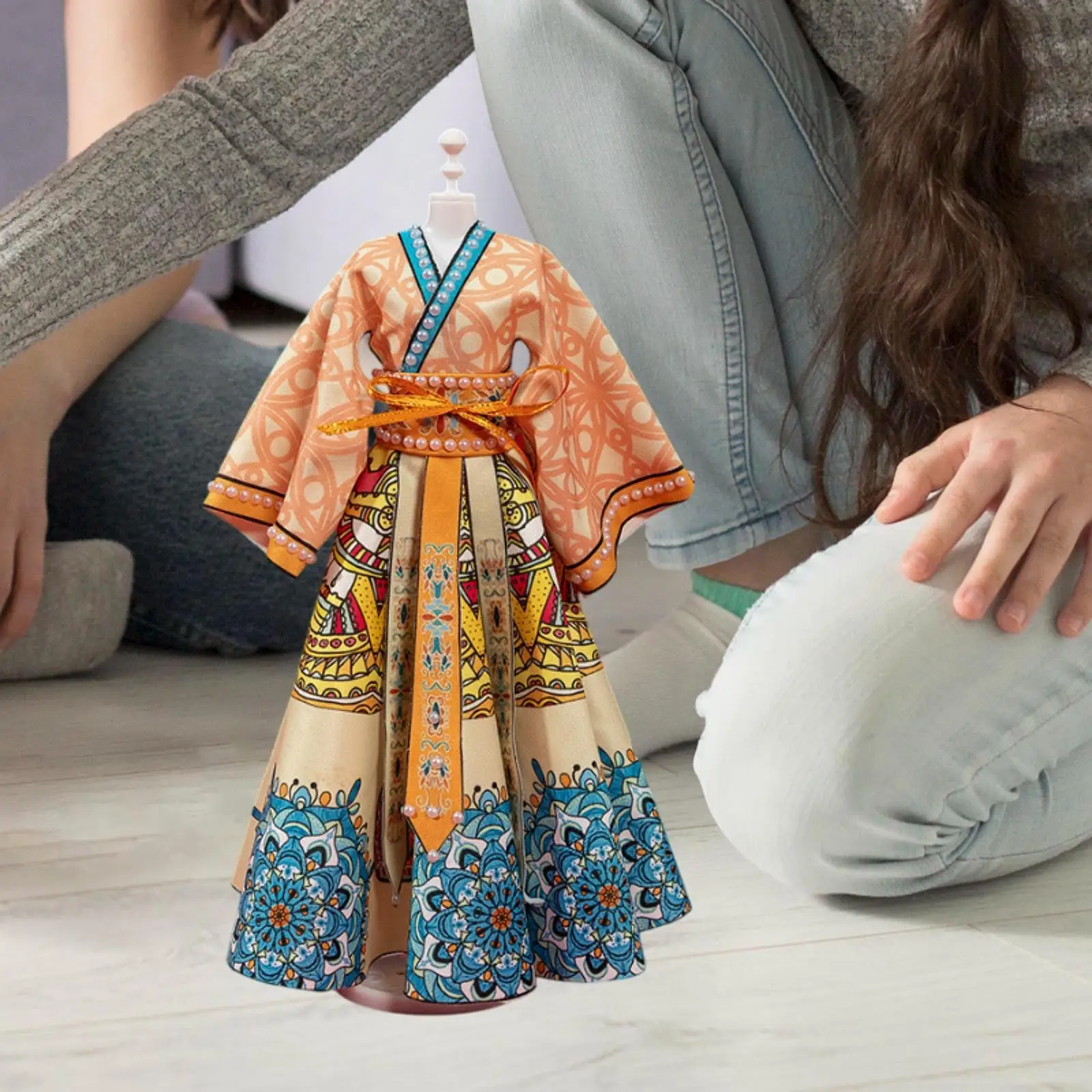 Chinese Traditional Ancient Doll Hanfu Clothes Beauty Princess Outfits Costume Toy for Collectible Cosplay Children Pretend Play