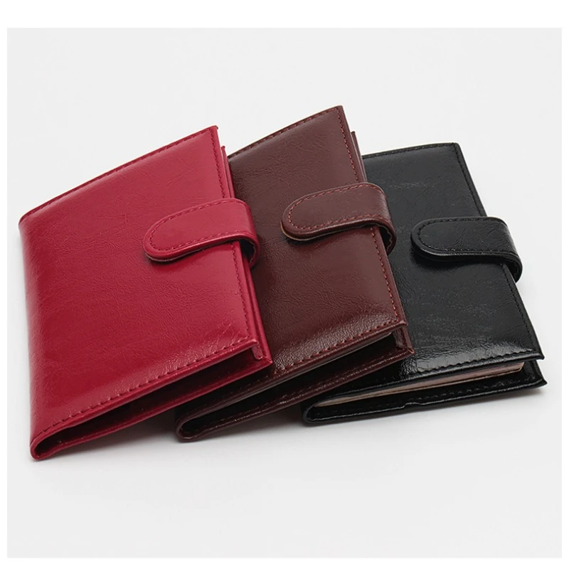 

Fashion Oil Wax Leather Pattern Business Passport Holder Passport Case Buckle Passport Covers Id Card Holder Travel Accessories