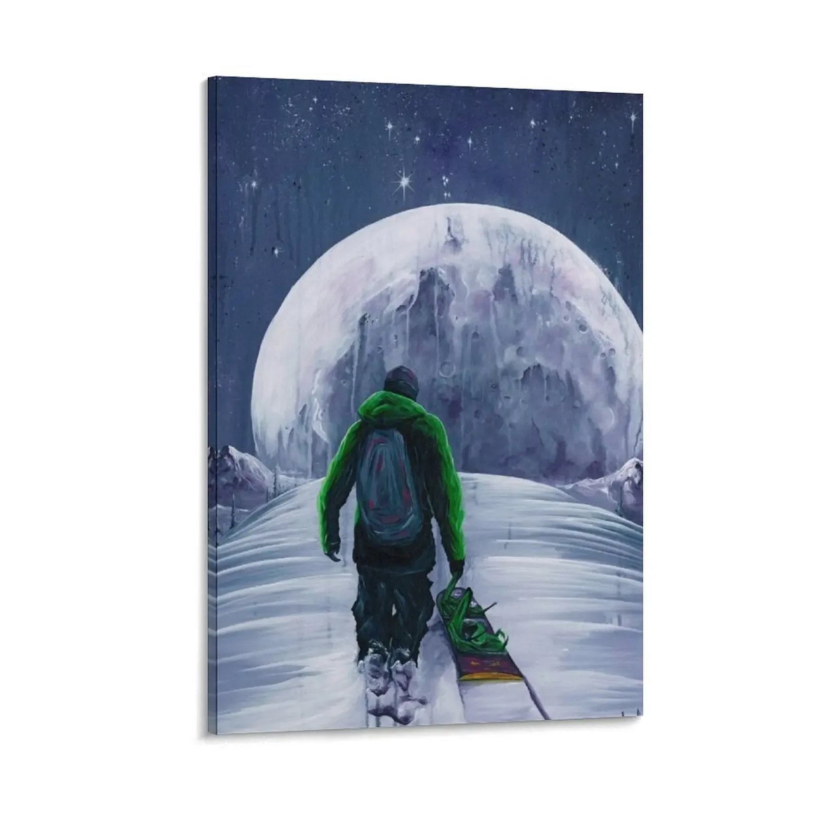 

Moon Rider Canvas Painting home decor interior Wall posters bedroom decor